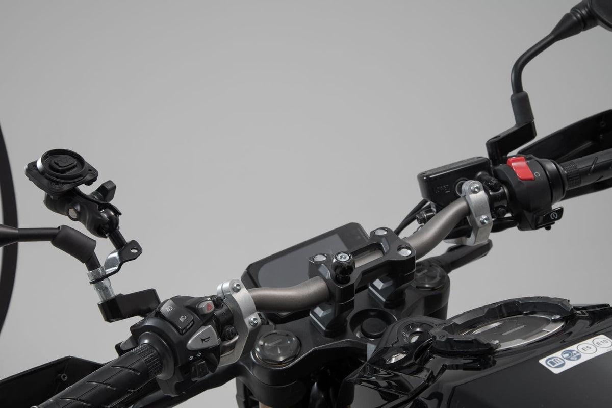 Universal GPS Mount Kit with Smartphone Drybag Incl 2" socket arm, for handlebar/mirror thread - SW-Motech UK