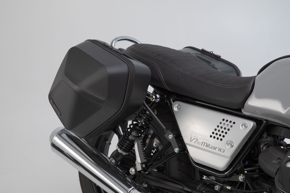URBAN ABS Side Case System 2x 16 litre Moto Guzzi V7 III (16 - ) - SW - Motech UK