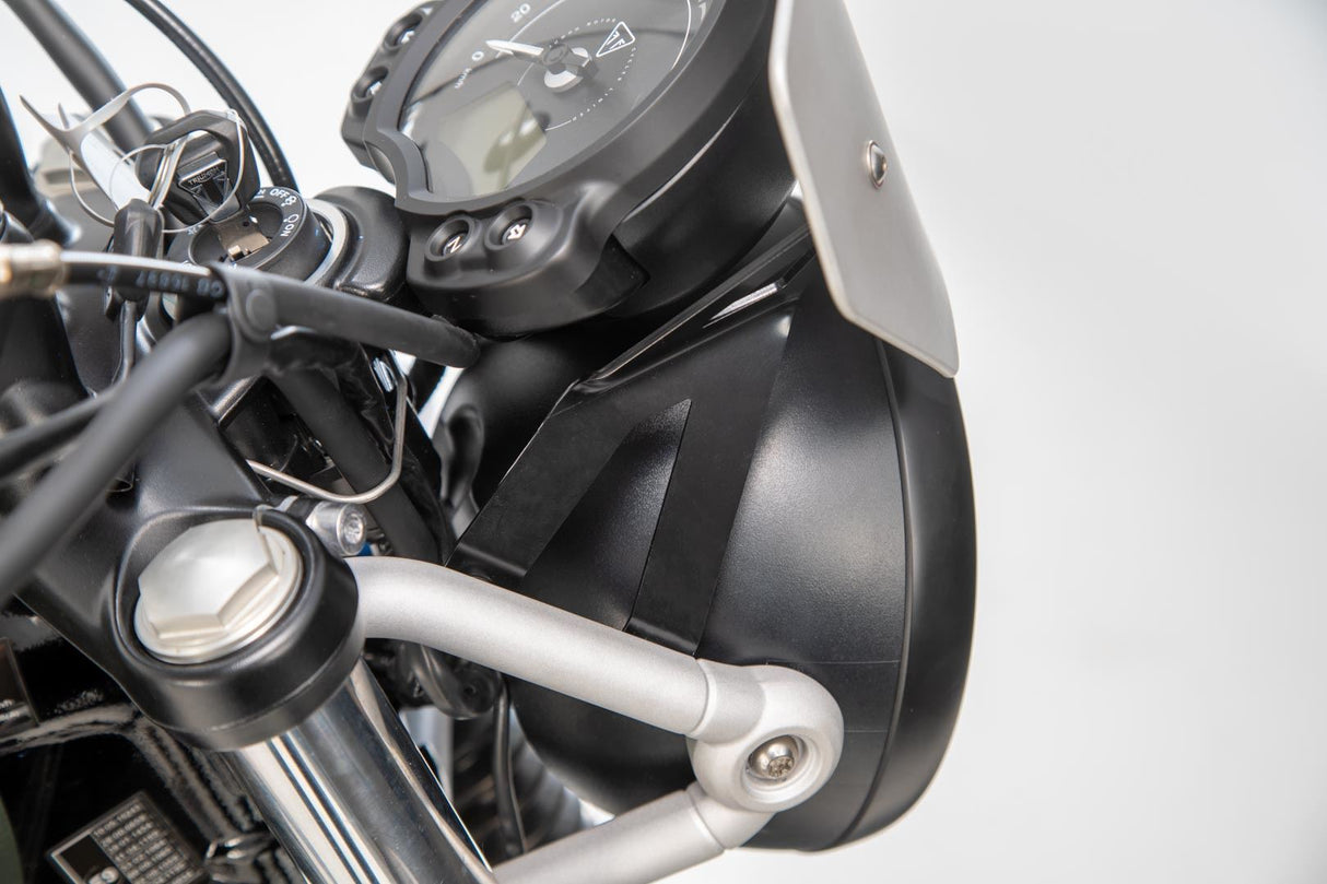 Windscreen Triumph Street Scrambler 900 (16 - ). Silver - SW - Motech UK