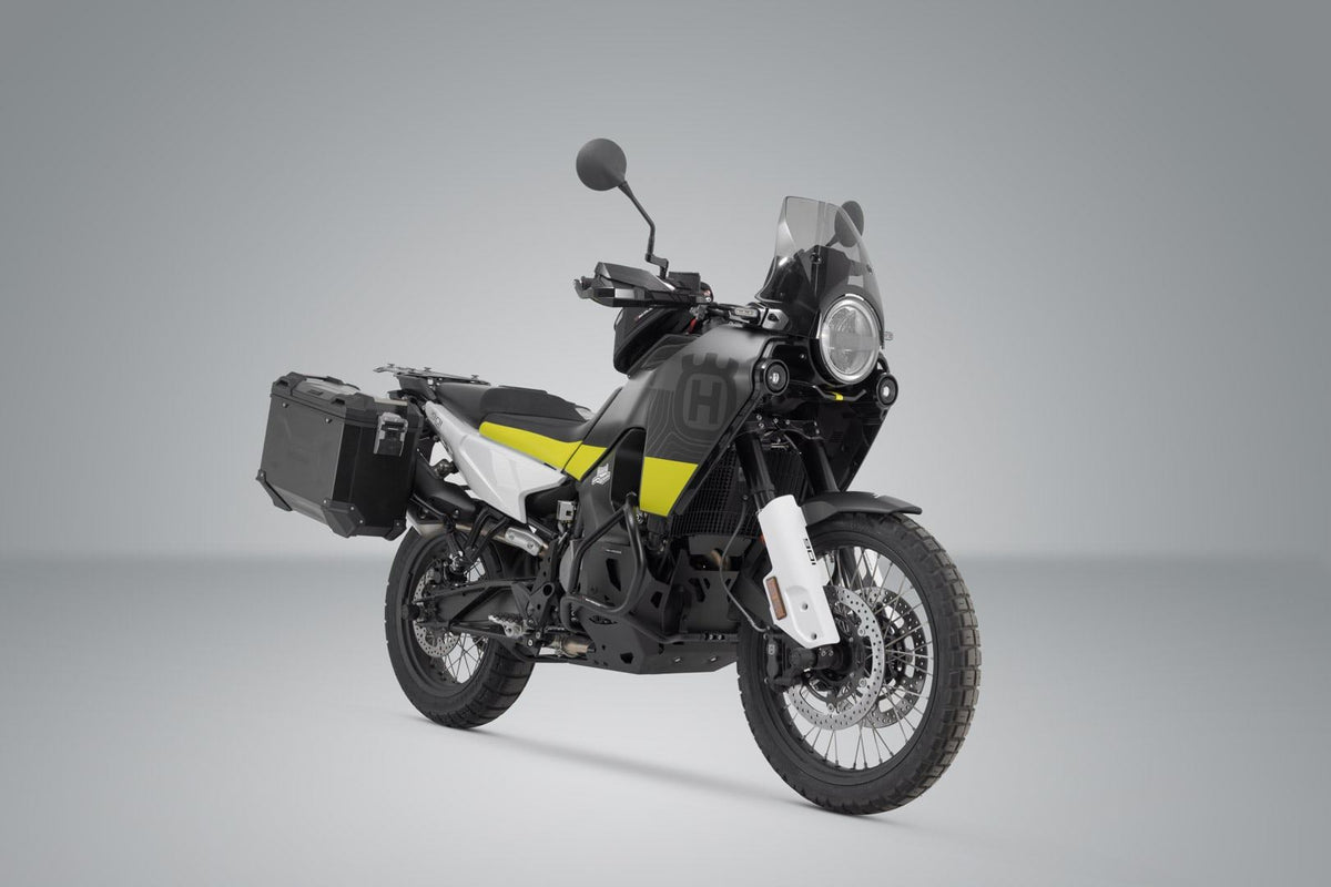 TRAX ADV Aluminium Case System 45/37Litre Husqvarna 901 Norden (21-) Black