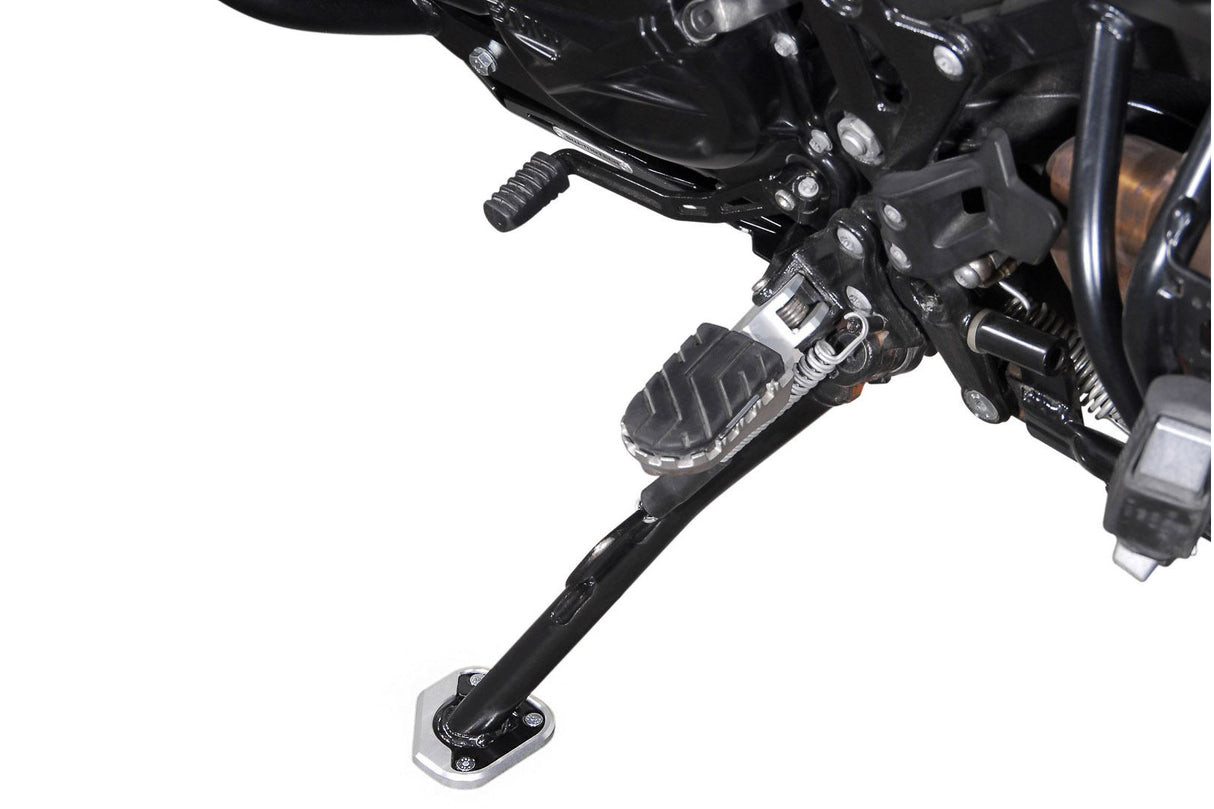 Extension for Side Stand Foot BMW F650GS/F800GS, Husqvarna TR650 Black/Silver