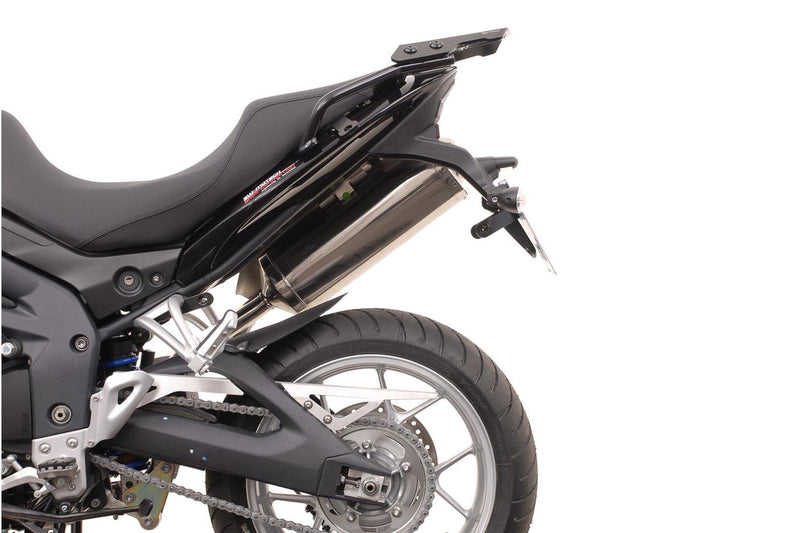 TRAX ADV Aluminium Case System 45/37 litre Triumph Tiger 1050 (06-12) Black