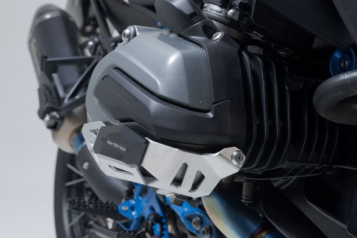 Cylinder guard BMW R 1200 models (12-) Black/Silver