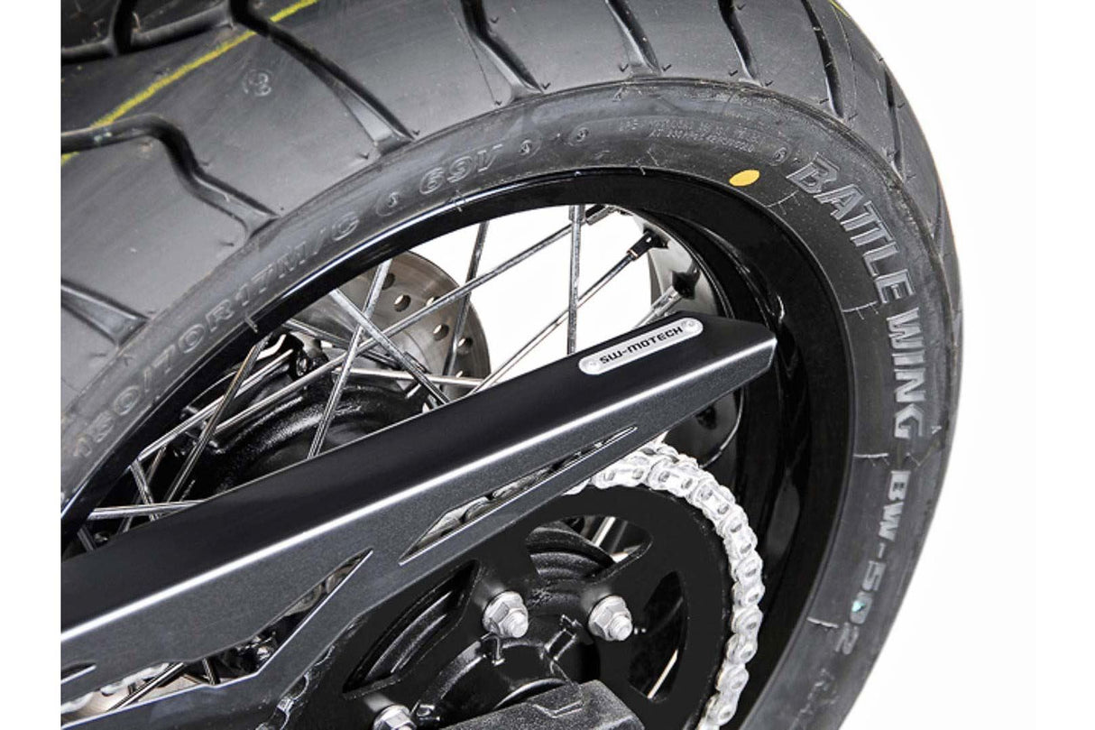 Chain guard Triumph Tiger 800 models (10-). Black