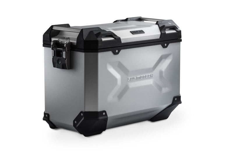 TRAX ADV L Side Case Aluminum 45 litre Left Silver