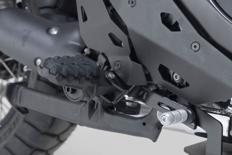 EVO footrest kit Black. Trium Tiger 800/ 900/ 1200 Scrambler 1200.