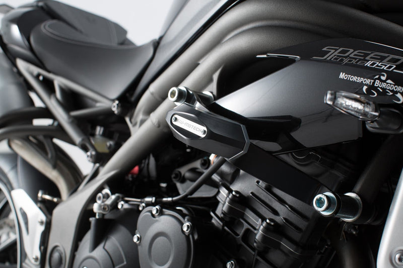 Slider Set For Frame Black Triumph Speed Triple 1050 (10-)