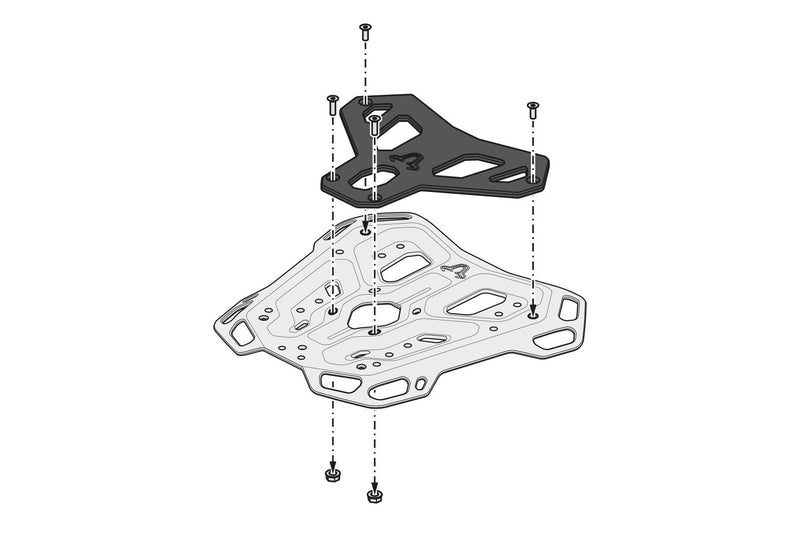 TRAX ADV top case system Kawasaki KLR 650 (22-) Black