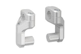 Vario bar back for Ø 28 mm handlebar Up/back variable. Silver