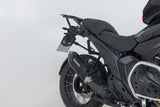 TRAX ADV aluminium case system + Akrapovic Black. 45/45 l. BMW R 1300 GS (23-).