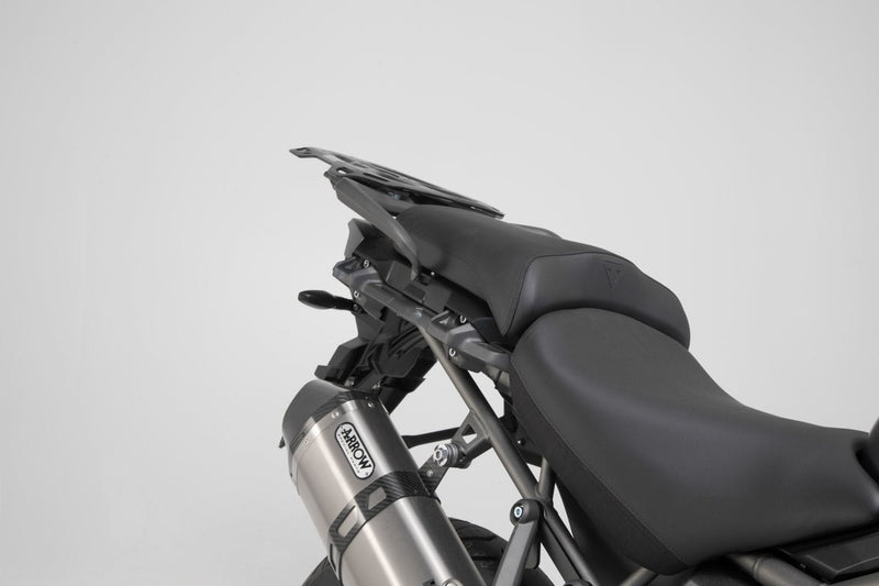 TRAX ADV Aluminium Case System 37/37 litre Triumph Tiger1200/Explor (11-) Black