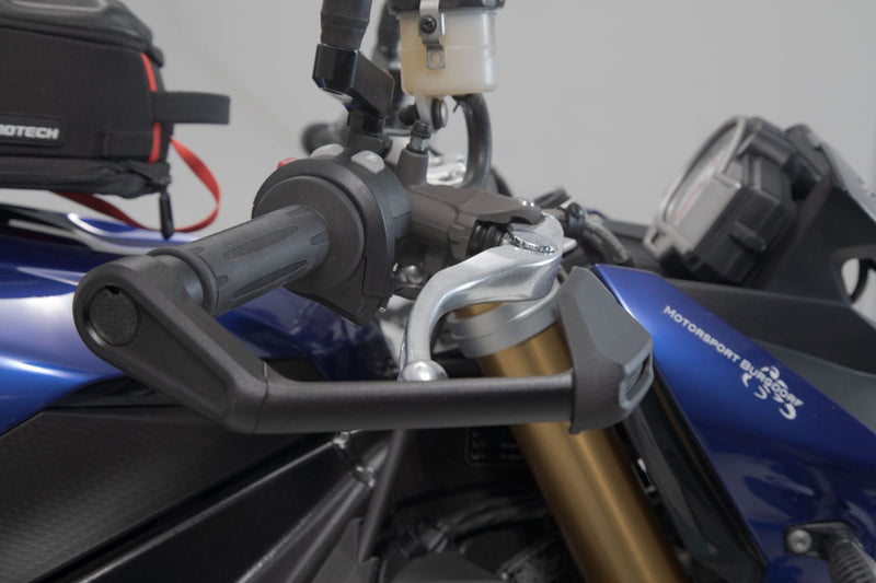 Lever Guards BMW S 1000 R (16-), R nineT / Pure (20-) with Wind Protection Black