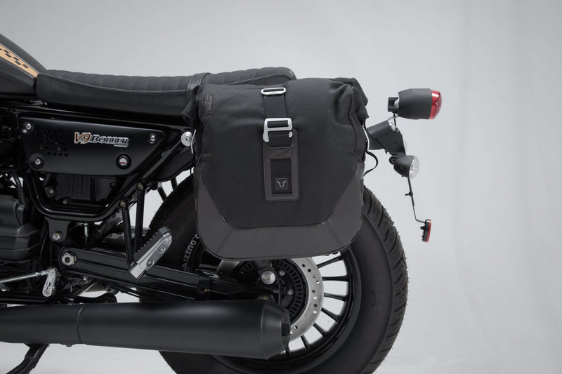 Legend Gear Side Bag System LC Moto Guzzi V9 Roamer/Bobber (15-) Black Edition