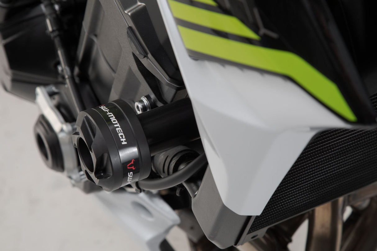 Slider set for frame Black Kawasaki Z900 (16-) / Z900RS (17-)