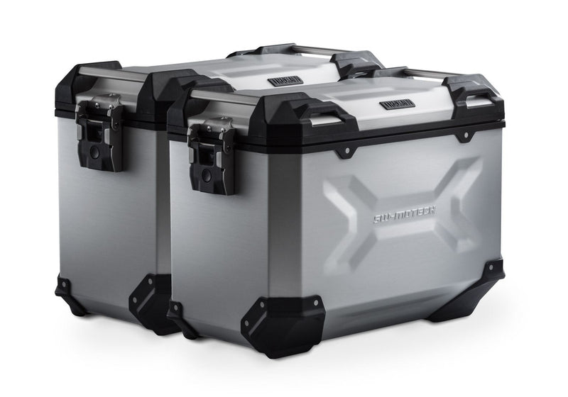 TRAX ADV Aluminium Case System 45/45 litre Kawasaki Versys 650 (15-) Silver