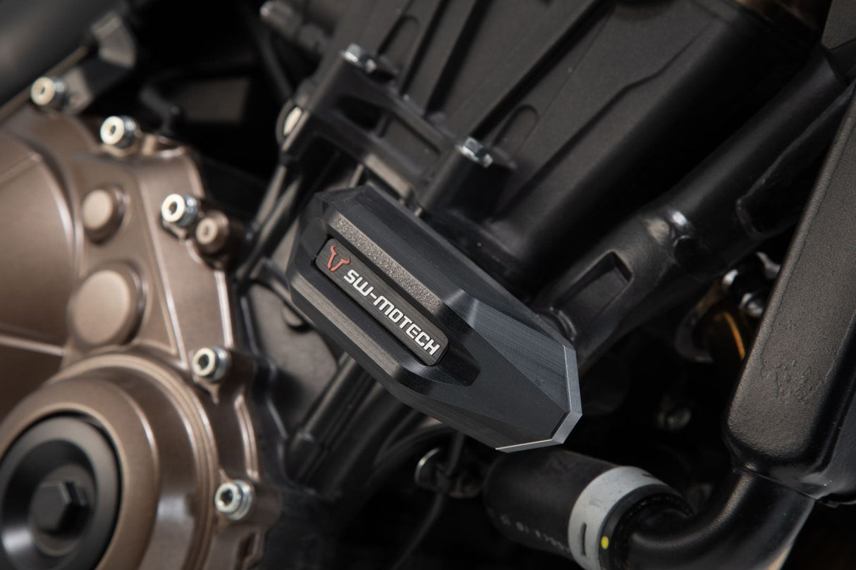 Slider set for frame Black Honda CB650R (19-)