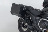 TRAX ADV aluminium case system + Akrapovic Black. 45/45 l. BMW R 1300 GS (23-).
