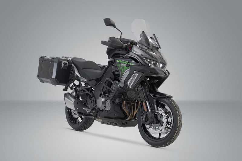 TRAX ADV aluminum case system Kawasaki Versys 1000 / 1000 S (18-) 45/45 litre Black