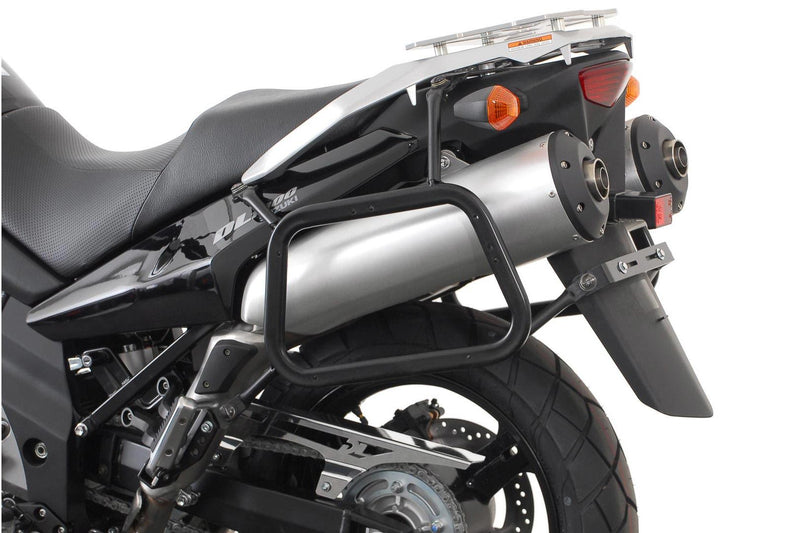 EVO Side Carriers Suzuki DL 1000 V-Strom / Kawasaki KLV1000 Black