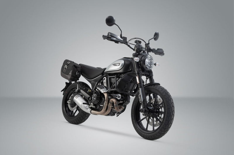 Legend Gear Side Bag System LC Ducati Scrambler models (18-) Black Edition