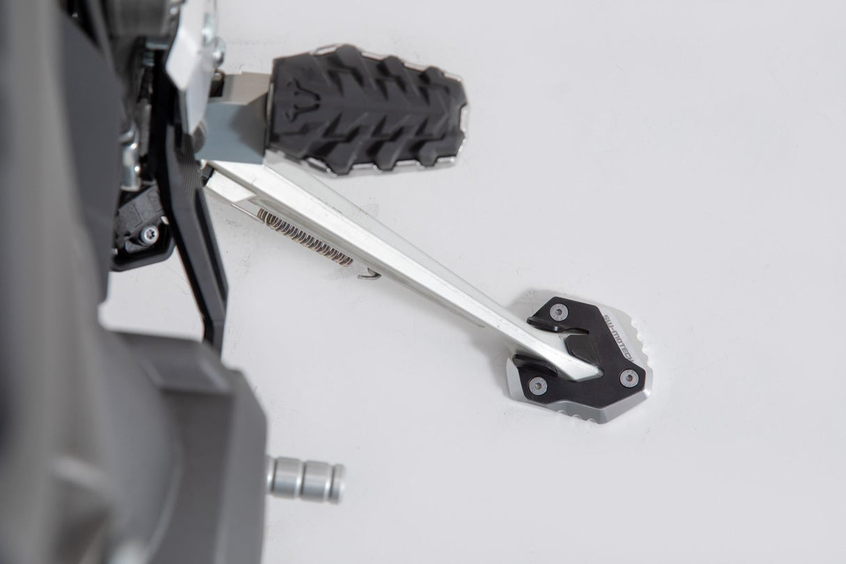Extension for Side Stand Foot Triumph Tiger 800 XC / XR (17-) Black/Silver