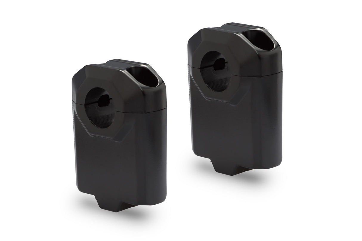 Bar riser for Ø 22 mm handlebar H=50 mm Black