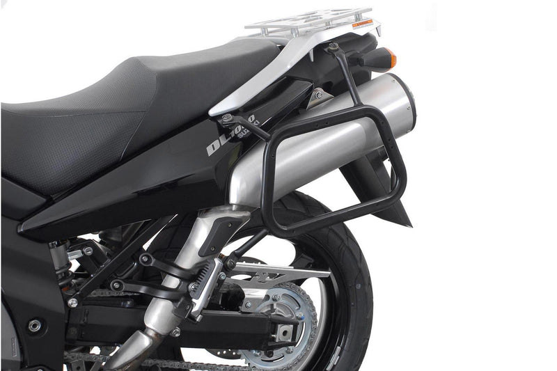 EVO Side Carriers Suzuki DL 1000 V-Strom / Kawasaki KLV1000 Black