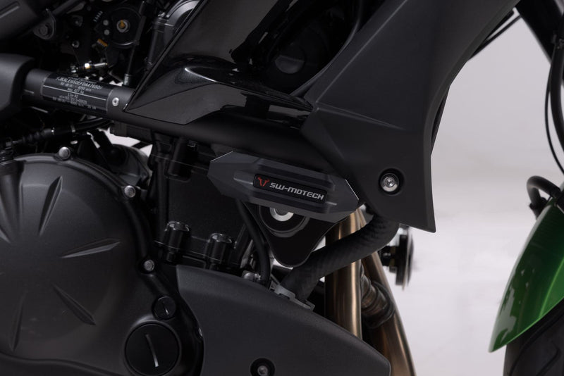 Slider set for frame Black Kawasaki Versys 650 (15-)