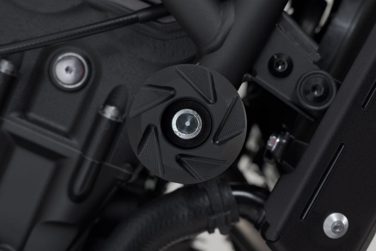 Slider set for frame Black Yamaha XSR700 (15-)