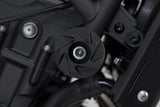 Slider set for frame Black Yamaha XSR700 (15-)