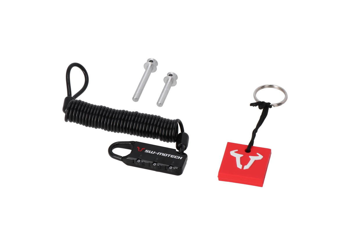 Anti-theft Protection for PRO/ EVO tank bag Security pin/motorbike Luggage Cable Lock