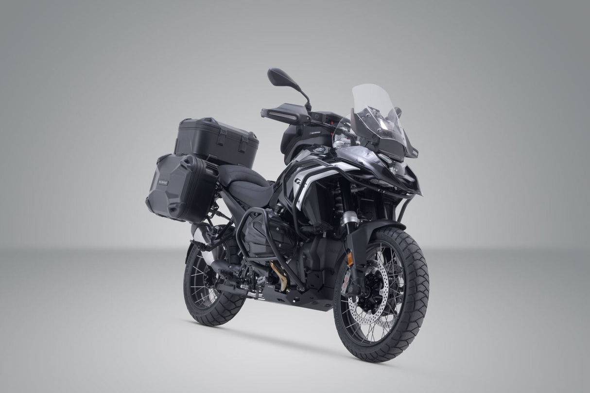 Adventure set DUSC Black. BMW R 1300 GS . BMW top case holder. - SW - Motech UK