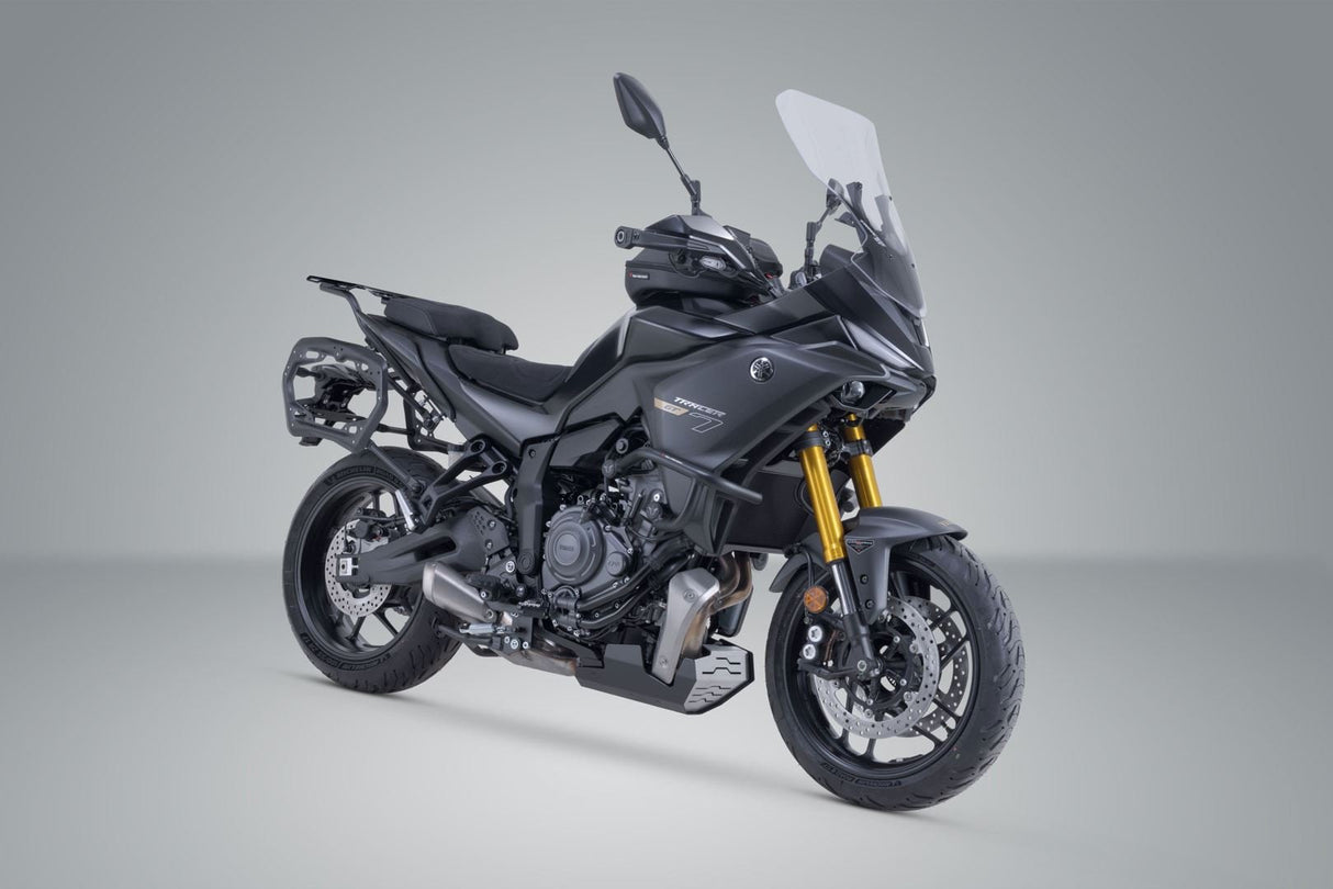 Adventure set DUSC with top case L Black. Yamaha Tracer 7 / GT (25 - ). - SW - Motech UK
