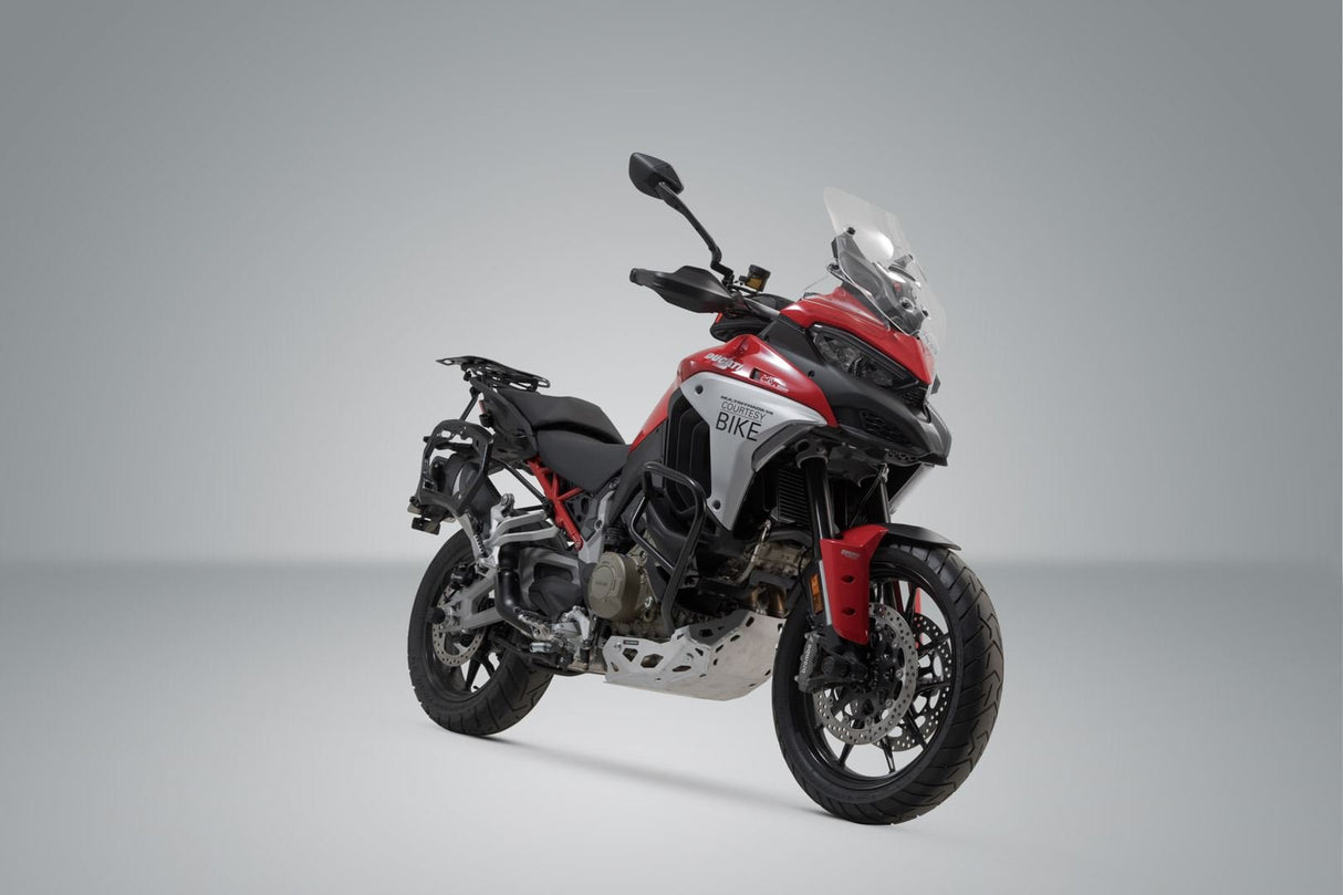 Adventure set DUSC with top case L US model Black. Ducati Multistrada V4 (20 - ). - SW - Motech UK