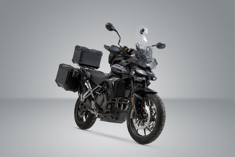 Adventure set luggage Black. Triumph Tiger 900/GT/Rally/Pro (19 - 23). - SW - Motech UK