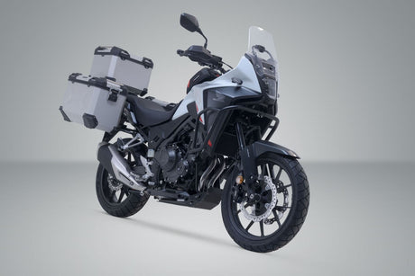 Adventure - Set Luggage Silver. Honda CB500X (13 - ) NX500 (23 - ). - SW - Motech UK