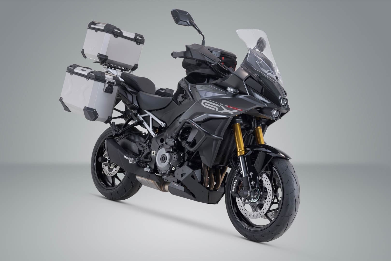 Adventure set luggage Silver. Suzuki GSX-S1000GX (23-). – SW-Motech UK