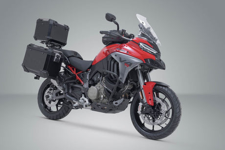 Adventure Set TRAX ADV Black. Ducati Multistrada V4 (20 - ). - SW - Motech UK