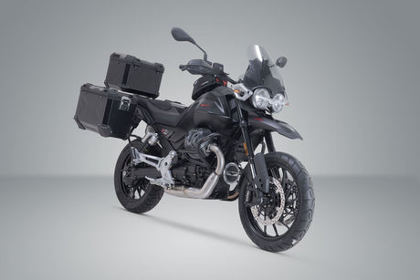 Adventure set TRAX ADV Black. Moto Guzzi V85 Strada (24 - ). - SW - Motech UK