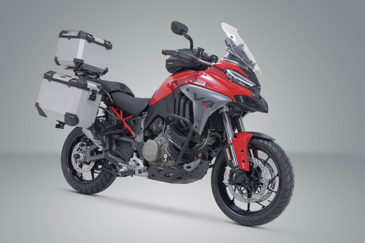 Adventure Set TRAX ADV Silver. Ducati Multistrada V4 (20 - ). - SW - Motech UK