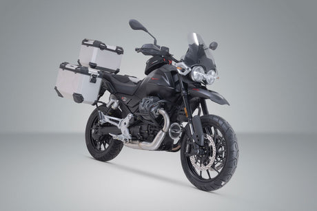 Adventure set TRAX ADV Silver. Moto Guzzi V85 Strada (24 - ). - SW - Motech UK