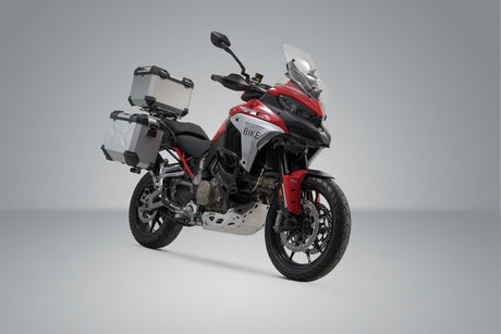 Adventure set TRAX ADV US - model Silver. Ducati Multistrada V4 (20 - ). - SW - Motech UK