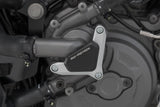 Water pump protection Ducati models. Silver/black