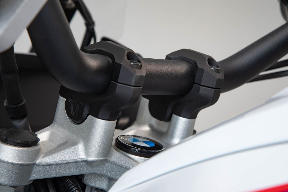 Bar back H=32 mm Back 25 mm BMW models. Black - SW - Motech UK