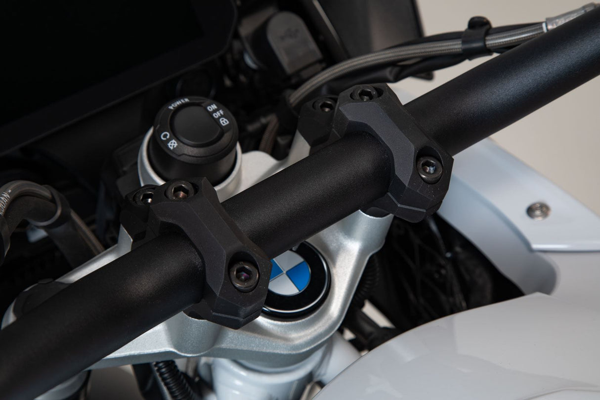 Bar back H=32 mm Back 25 mm BMW models. Black - SW - Motech UK