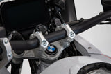Bar back H=32 mm Back 25 mm BMW models. Silver - SW - Motech UK