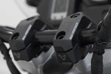 Bar Back Variable for Ø22 Handlebars H=25mm Back 5/10/15/20/25/30 mm Black - SW - Motech UK