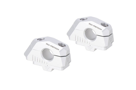 Bar Back Variable for Ø22 Handlebars H=25mm Back 5/10/15/20/25/30 mm Silver - SW - Motech UK