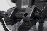 Bar Back Variable for Ø22 Handlebars H=25mm Back 5/10/15/20/25/30 mm Black - SW-Motech UK