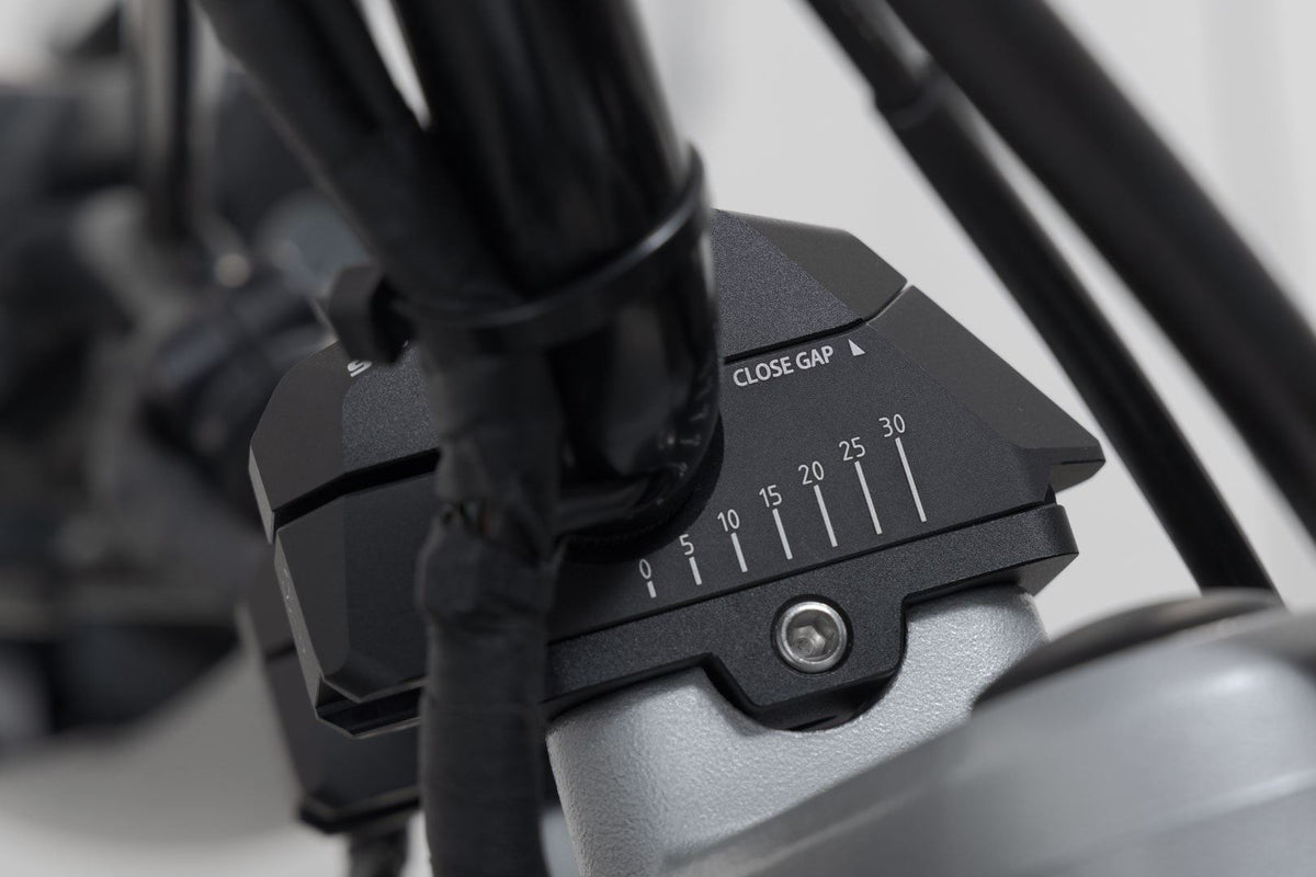 Bar Back Variable for Ø22 Handlebars H=25mm Back 5/10/15/20/25/30 mm Black - SW-Motech UK
